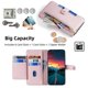thumbnail image 5 of For Honor X8c 4G Leather Case Zipper Pocket Wallet Phone Cover with 2 Straps - Grey, 5 of 5