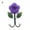 Purple Style#B, variant on Dream Lifestyle Decorative Wall Hooks, Wall Mounted Art Flower Rose Iron Hook for Hanging Coat Hat Key Towel, Vintage Hanger for Living Room Bedroom Bathroom Door, Home Decoration