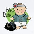 thumbnail image 2 of CafePress - Future Doctor Infant Bodysuit - Baby Light Bodysuit, Size Newborn - 24 Months, 2 of 4