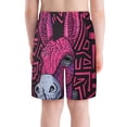 thumbnail image 3 of Cauagu ink Donkey Pop Art Print Swim Trunks for Men,Youth Boys Swim Shorts Compression Liner Beach Shorts Boys' Swimming Shorts 7-20 Years Bathing Suit-X-Large, 3 of 7