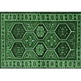 thumbnail image 1 of Ahgly Company Indoor Rectangle Persian Emerald Green Traditional Area Rugs, 3' x 5', 1 of 4