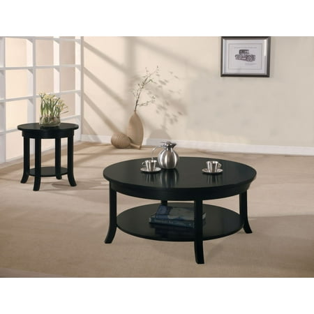 Simple Relax 1perfectchoice Gardena Collection Occasional Round Simple Relax 1perfectchoice Gardena Collection Occasional Round Coffee Table Low Stroage Shelf Wood In Black