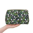 thumbnail image 4 of Naloa Fun Panda Playing With Bamboo Leaves Leather Makeup Bag for Purse Travel, Portable Small Cosmetic Organizer for Women and Girls, Make up Bag with Zipper, 4 of 8