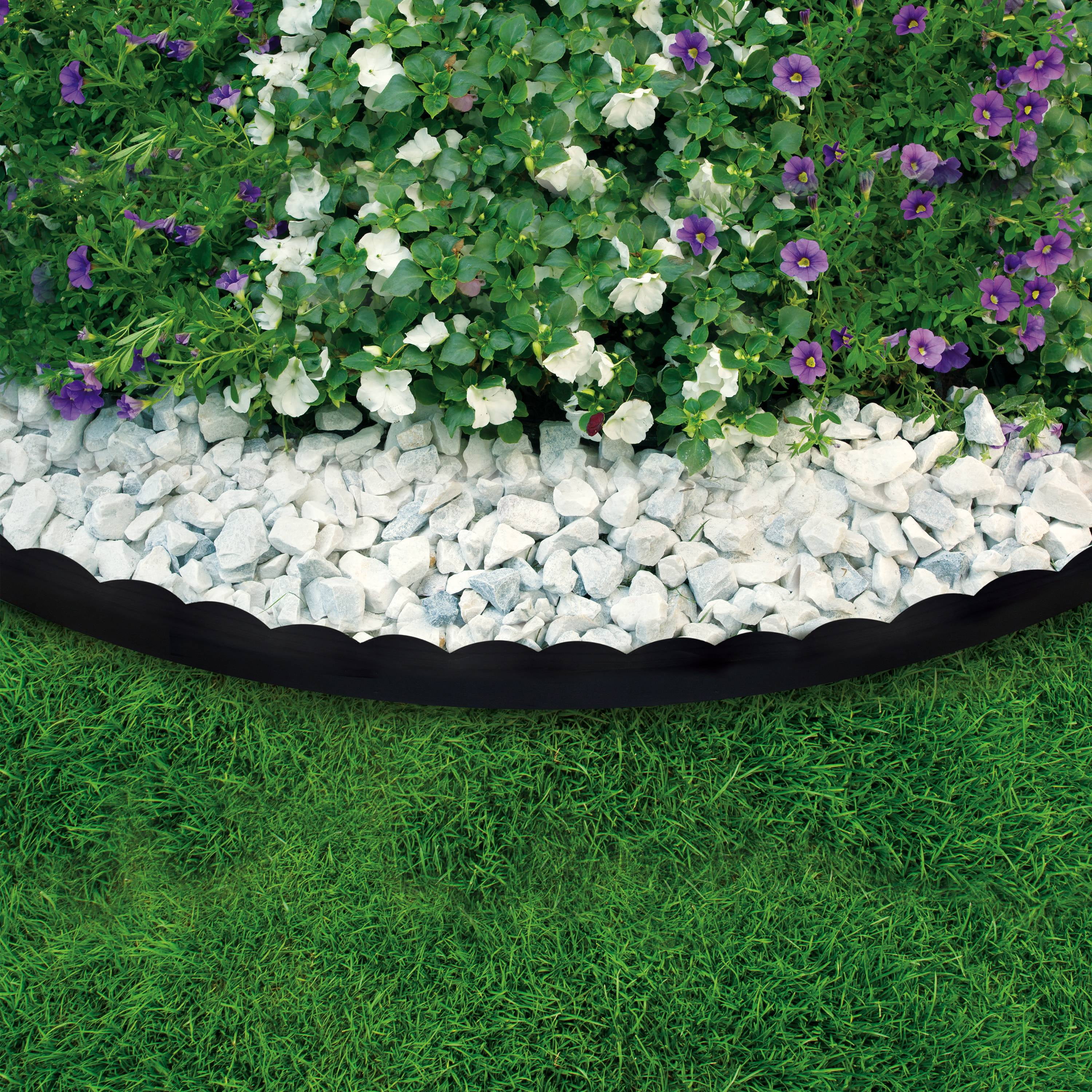 40 Easyflex 3210e 40c Scallop No Dig Landscape Edging Black Garden Edging Patio Lawn Garden Emosens Fr
