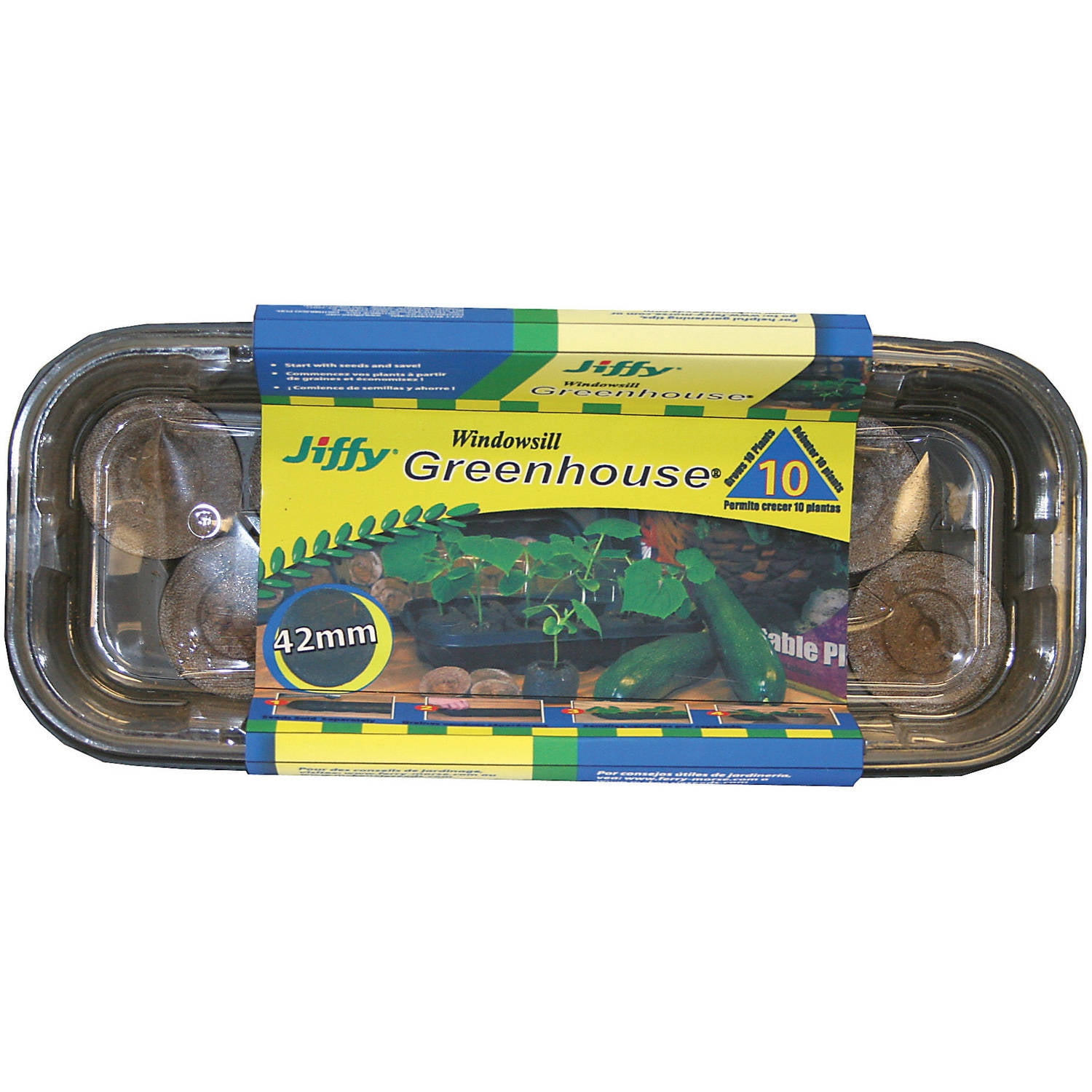 Jiffy J410 10 Cell Windowsill Greenhouse by Jiffy