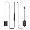 thumbnail image 1 of Irfora Cable PD USB tipo C a DR-E6 batería simulada DC acoplador LP-E6N reemplazo para Canon EOS 60D 70D 80D 5DS R 5D Mark IV III 5D4 5D3 5D2 II Irfora Batería ficticia, 1 of 7
