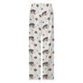 thumbnail image 5 of Autumn Pattern with Hedgehogand Acorn Women's Pajamas Pajama Pants Women's Sleepwear Lounge Sleep Bottoms Stretch with Pockets, 5 of 7