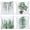 Green B, variant on Summer Tropical Cactus Floral Decorative Throw Pillow Covers 18 x 18 inch Set of 4 Green Plants Flower Cotton Linen Burlap Square Outdoor Cushion Cover Pillow Case for Couch Car Sofa Bed Decor