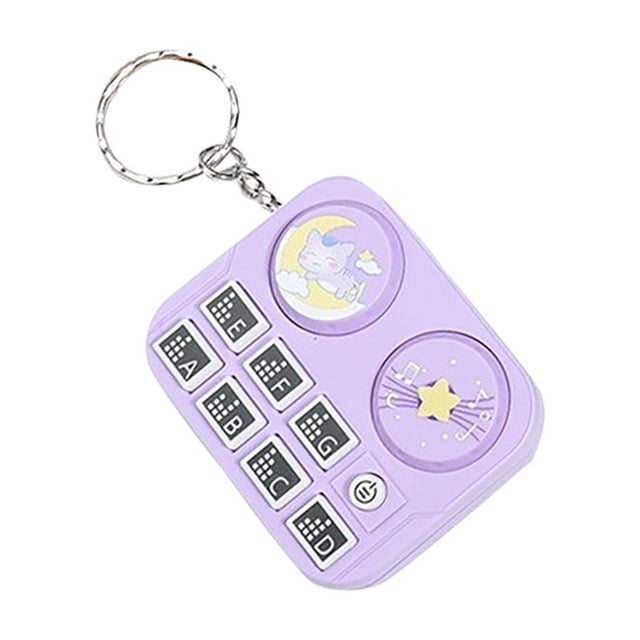 Mini Handheld Whac A Game Machine Cartoon Design Toy Keychain Pendant Disc Player Reactive For Enthusiasts Kids