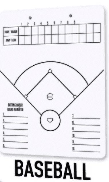 Future Stars 2 in 1 Sport Dry-Erase/Clipboard - Soccer & Baseball