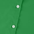 thumbnail image 5 of Mohiass Womens Button Down Shirts Long Sleeve Dressy Casual Blouses Button Up Collared Shirts Tops for Women Green M, 5 of 5