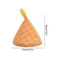 thumbnail image 3 of EGNMCR Kitchen Gadgets, Kitchen Accessories Pot Cover Cap Cloth Printed Pot Handle Gloves Heat Insulating Triangular Pot Cap Kitchen Gadgets Multiple Purpose Can Be Hung Polyester pot cap, 3 of 6