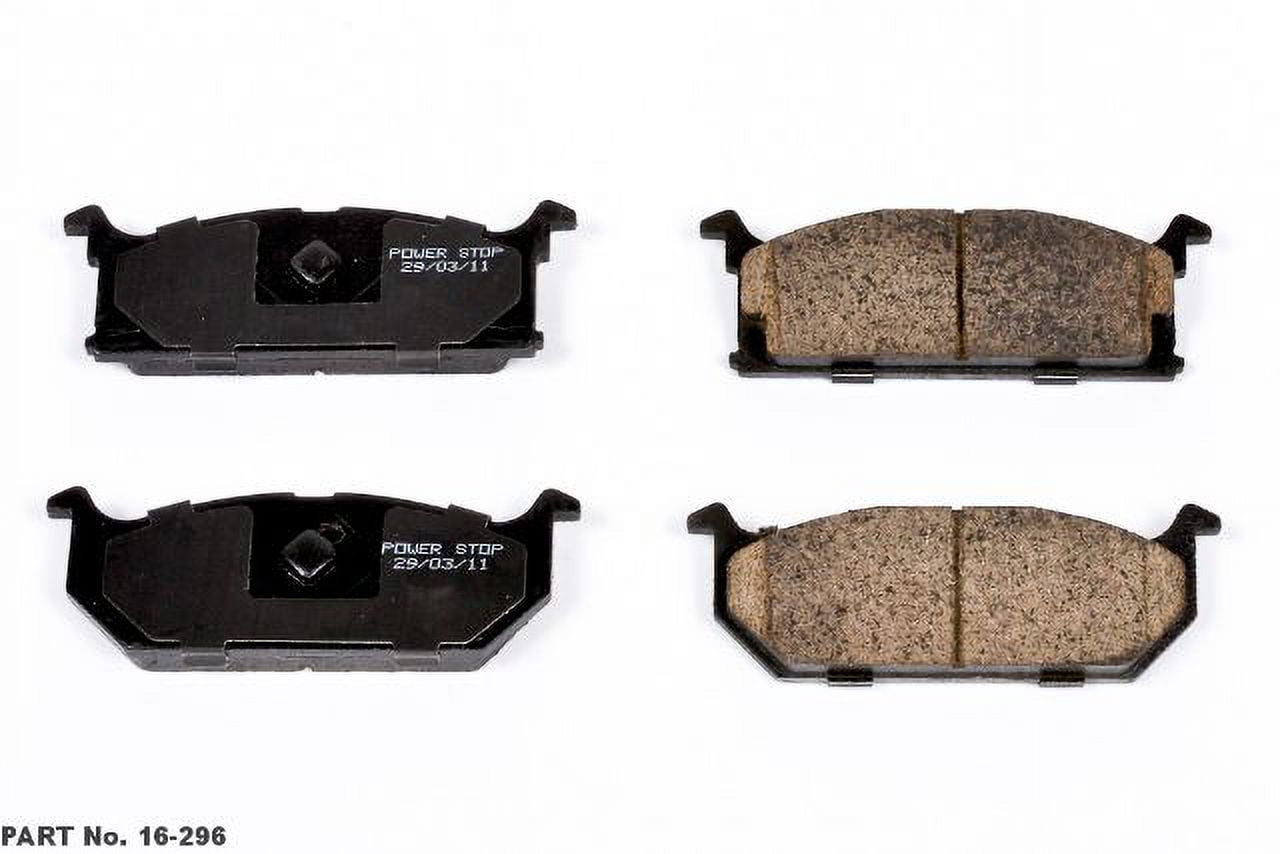 Power Stop 16-296 Clean Ride Ceramic Brake Pads - Front