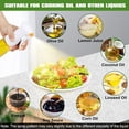 thumbnail image 3 of Olive Oil Sprayer Bottle for Cooking, Air Fryer Accessories, Oil Mister for Air Fryer, 7oz/200ml Oil Vinegar Spritzer, Kitchen Gadgets for Salad, BBQ, Roasting, 3 of 8