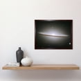 thumbnail image 2 of Hubble Space Telescope Image The Majestic Sombrero Galaxy M104 Messier 104 Bright White Core Globular Clusters Swirling Dust Lanes Earth Art Print Framed Poster Wall Decor 12x16 inch, 2 of 5