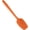 Orange, variant on U-Taste 11.38in Silicone Large Spatula, 480°F High Heat Resistant BPA-Free Kitchen Cooking Baking Mixing One Piece Seamless Flexible Rubber Bowl Scraper for Nonstick Cookware (Midnight Blue)