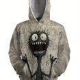 thumbnail image 4 of Sudadera con capucha con estampado de monstruo para hombre, estilo retro, otoño e invierno, con estampado 3D, para deportes al aire libre, fitness, uso diario, ropa informal para hombre, 4 of 4