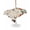 Beige, variant on Outdoor Tablecloth with Umbrella Hole for Patio/Picnic/Party/Camping, Japanese Style Waterproof Table Cloth Round Cover Washable, Red Farmhouse Botanical Peony Birds (Dia 54")