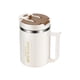 thumbnail image 2 of Taza de acero inoxidable 304 de doble capa de 400 ml | Vaso térmico con tapa y pajita | Hermético, antiescaldaduras, reutilizable | Para café, té y leche en casa o en la oficina | Asa cómoda, 2 of 6