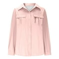 thumbnail image 4 of idosla Women's UPF 50 Long Sleeve UV Sun Protection Safari Shirts Outdoor Quick Dry Fishing Hiking Travel Shirts (Red, XXL), 4 of 6