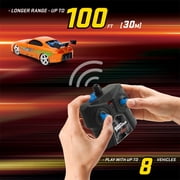 Jada 1:24 Fast & Furious Vapor RC Brian’s Toyota Supra with NO2 Speed Boost, Simulated Flaming Exhaust, Ages 8+