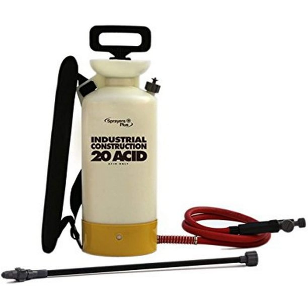 HYYYYH 20ACID Acid Construction Sprayer, 2 Gallon