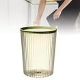 thumbnail image 1 of Transparent Garbage Bin, Large Storage Space, Minimalist Shape, Transparent Garbage Basket, Large Capacity, Easy Attached Lid, Suitable for Household, 1 of 7