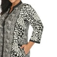 thumbnail image 5 of White Mark Women's Plus Size Leopard Print Shift Dress, 5 of 6