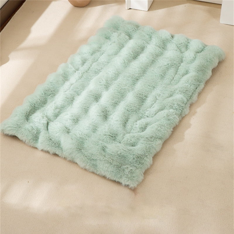 lanema Extra Thick Dog Bed Mat Plush Year Round Comfort Puppy Pads Blanket Pet Sleep