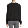 thumbnail image 3 of Time and Tru Women's Fashion Ruffle Sweatshirt, 3 of 5