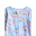 thumbnail image 2 of Wonder Nation Organic Cotton Baby Unisex Zip Front Footed Sleep N Play Pajamas, Sizes Preemie-6/9 Months, 2 of 2