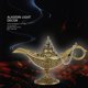 thumbnail image 2 of Lámpara de deseos de luz de genio mágico de Aladdin Retro de bronce coleccionable, 2 of 9