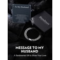 thumbnail image 5 of Bandmax 8MM Stainless Steel Cuban Chain Bracelets for Men Women Miami Curb Link Hand Chain Gift with Card To Husband Valentine Father's Day Birthday, 5 of 8