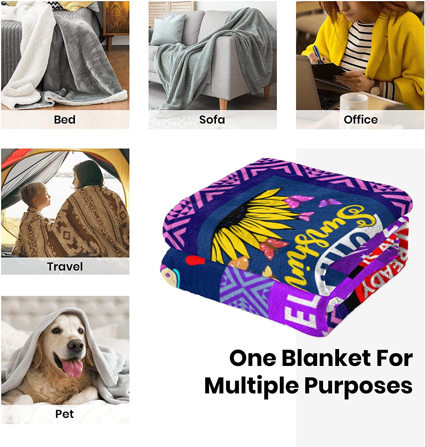 21st Birthday Gifts for Her- 21 Years Blanket - 21 Funny Gift Idea- 21 Year Old Birthday Gifts- Gifts for 21 Year Old Female Women Girl Bestie Sister- 21st Birthday Gift Ideas