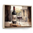 thumbnail image 2 of Designart "Port'S Allure" Wine Floater Framed Wall Art Living Room, 2 of 5
