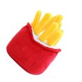 thumbnail image 2 of Juguete de peluche para perros, resistente a las mordeduras, rechinar los dientes, alivio del aburrimiento, forma de patatas fritas, juguete masticable para mascotas para cachorros, 2 of 5