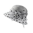 thumbnail image 1 of TINZ Chapeau de Robe pour Femmes Grand Feuille Fleur Chapeau de Douche Nuptiale Chapeaux de Soleil Chapeau de Plage Chapeaux de Mode d'Été Chapeau d'Eau pour Femmes Chapeaux Occidentaux pour Femmes Chapeau Rond Grand, 1 of 4