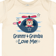 thumbnail image 4 of Inktastic Grammy and Grandpa Love Me Grandson Boys Baby Bodysuit, 4 of 5
