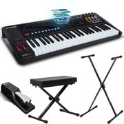 M-Audio CTRL 49 - Keyboard and MIDI Controller with Ableton Live Lite + Keyboard Stand,Bench & Pedal