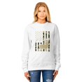 Camo Deer American Flag Graphic Hunting Gifts Men Dad Boys Sweatshirt