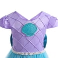 thumbnail image 2 of Vestido para niña Vestido de niña Vestido de princesa con lazo de malla abullonada de sirena, 2 of 4