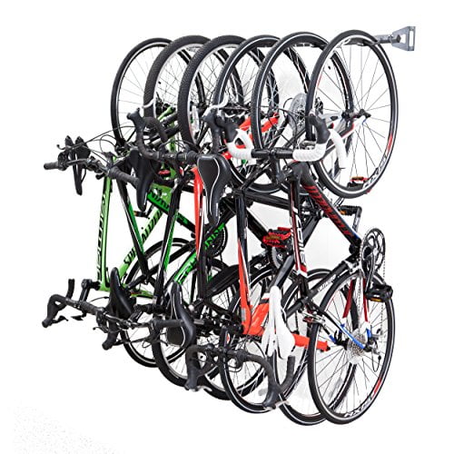 Supports de Rangement pour Vélos - Stockez jusqu'à 6 Vélos - 200 Lb de Poids