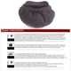 thumbnail image 3 of Sonducket Algodón poliéster hombres gorra plana portátil de moda Color sólido ajustable transpirable niños caballero sombrero boinas ropa Sombreros Gris oscuro Sonducket AP013151-01, 3 of 6