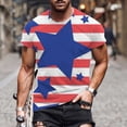thumbnail image 2 of Birdeem Mode Hommes T-Shirt Décontracté à Manches Courtes Col Rond Imprimé Blouse, 2 of 5