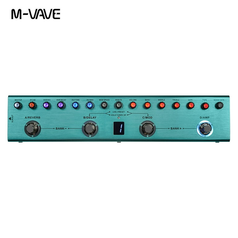 ギター Tank g effects pedal m wave TANK-G Multifunctional Electric Guitar Effects Pedal Delay