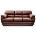 thumbnail image 2 of Sala de Piel Genuina Sofá y Love Seat ConfortoPiel  Florencia Tabaco, 2 of 9