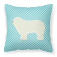 thumbnail image 2 of Carolines Treasures BB3855PW1818 Komondor Checkerboard Green Fabric Decorative Pillow, 2 of 5