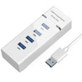 thumbnail image 1 of 4-Port USB 3.0 Hub with Individual LED Indicators and Dual Power Supply Modes, 1 of 8