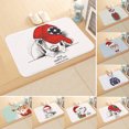 thumbnail image 2 of Christmas Bathroom Mat Non-slip Lovely Entry Door Mat Bath Mat for Home, 2 of 8