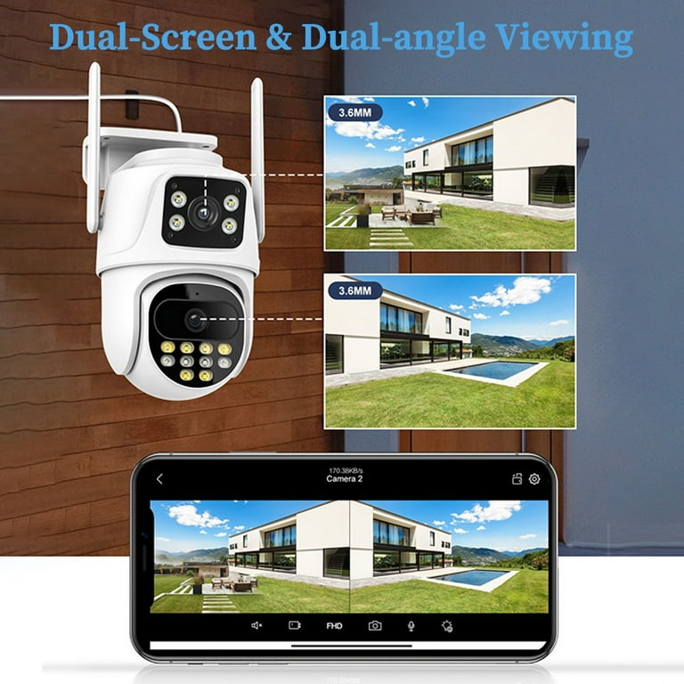 Full HD 5G Kit H.265 CCTV Draadloze Beveiligingscamera's NVR System Met 4 Draadloze Camera Met 500gb Geheugen